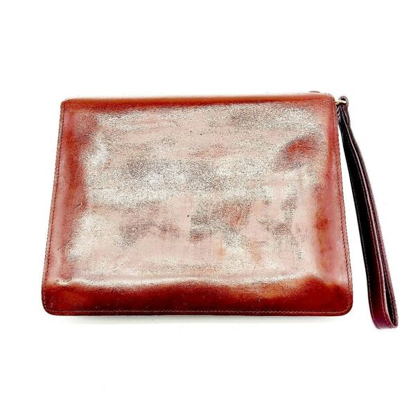 Cartier Red Leather Clutch Bag - Picture 3 of 9